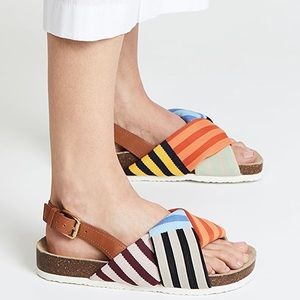 GUC size 8 Tory Burch Corey Platform Sandals